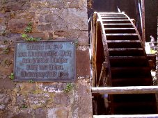 Wasserrad am Ludwigsbrunnen 1740